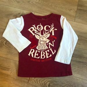🔴 3 for $25 🔴 H&M L.O.G.G. Boys Long Sleeve T-shirt sz 4-6